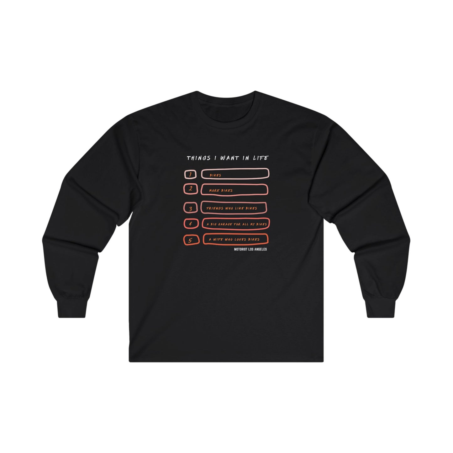 ALL I WANT Long Sleeve Tee